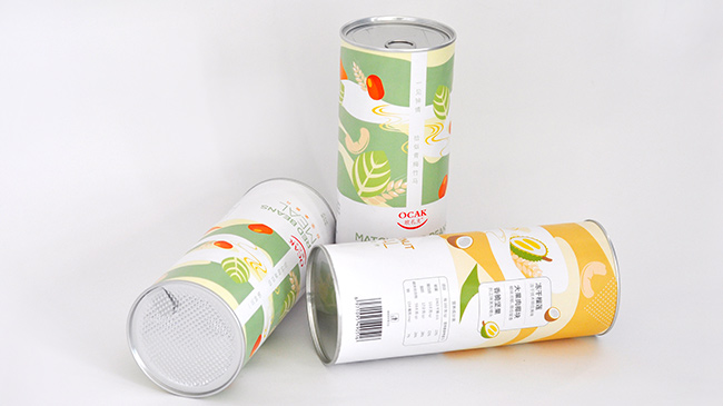 食品纸质包装罐