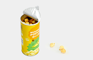 休闲零食使用纸罐包装的优势