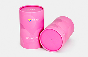 圆筒纸罐包装可以做成彩色的吗？
