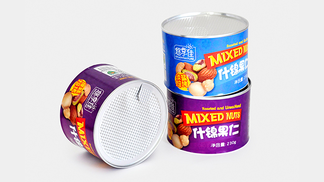 密封食品纸罐包装