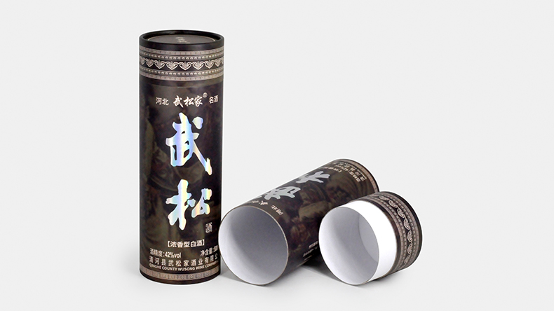圆筒酒包装
