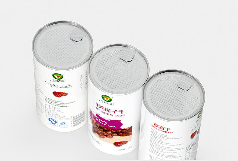 食品易撕盖纸罐包装