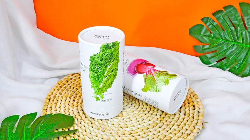 固体饮粉纸罐包装 固体饮粉纸罐包装