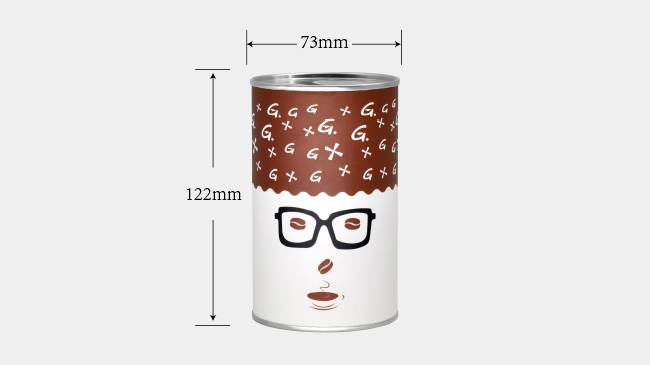 咖啡豆食品纸罐