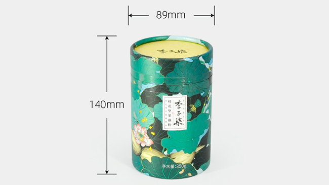 李子柒藕粉纸罐