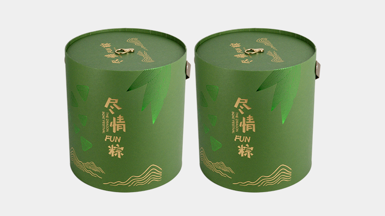 圆筒粽子礼盒包装