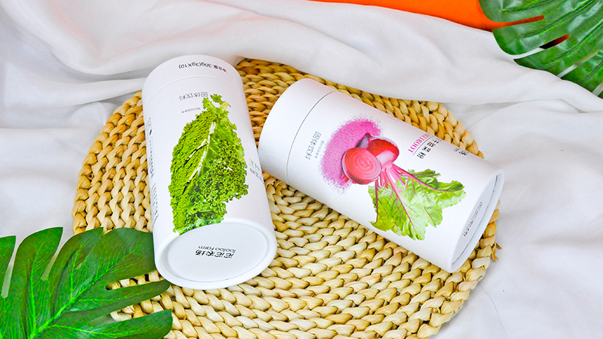 蔬菜粉纸罐包装