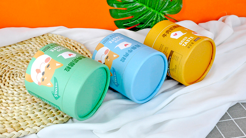 宠物零食纸罐包装