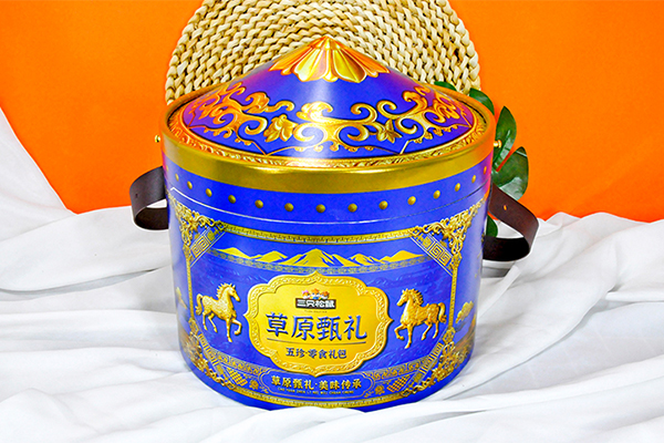蒙古包礼品纸筒